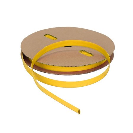 KABLE KONTROL 3:1 Heat Shrink Tubing - Single Wall - 2" Inside Diameter - 100 Ft Spool - Yellow hs3384-sp-yellow